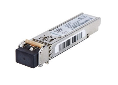 Cisco SFP GBIC transceiver- For gigabit ethernet to fiber port.