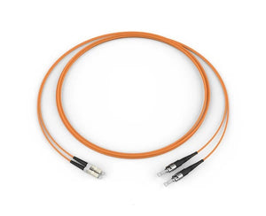 Corning LC/ST 62.5/125 Multimode Duplex Fiber Patch Cable 3ft