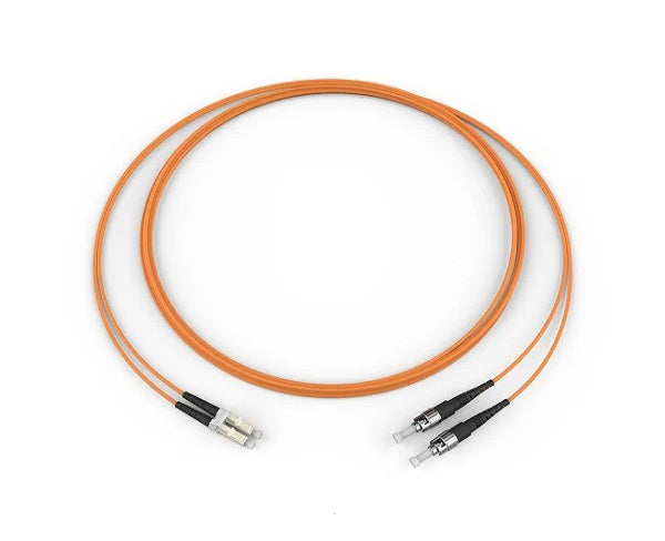 Corning LC/ST 62.5/125 Multimode Duplex Fiber Patch Cable 3ft