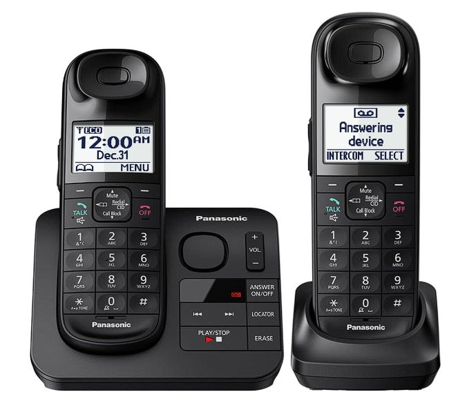 Panasonic KX-TGL432B Dect_6.0 2-Handset Landline Telephone