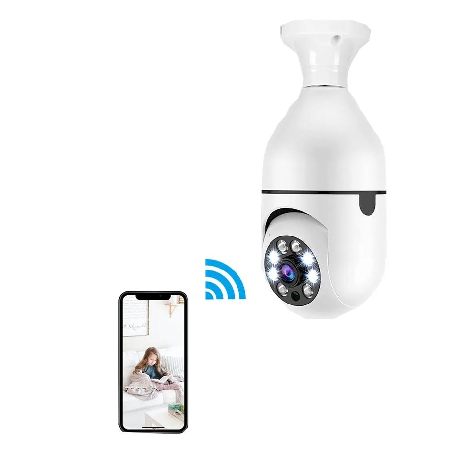 Panoramic Light Bulb Wireless Camera