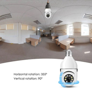 Panoramic Light Bulb Wireless Camera