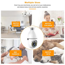 Load image into Gallery viewer, Panoramic Light Bulb Wireless Camera
