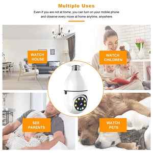 Panoramic Light Bulb Wireless Camera