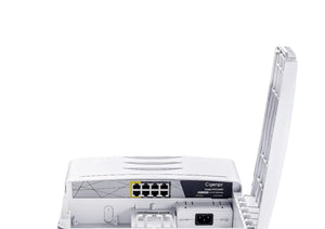 Cqenpr 8 port Indoor/Outdoor Waterproof POE Switch