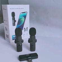 Load and play video in Gallery viewer, Wireless lavalier microphone for podcasters, vloggers and content creators
